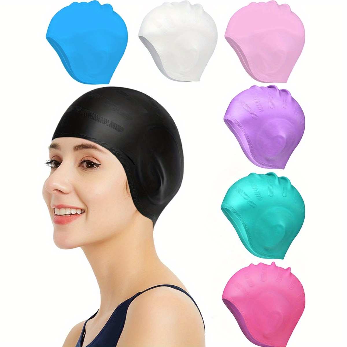Aquatic Sports Cap - قبعة سباحة لحماية الأذن - قبعة