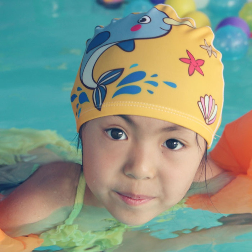 قبعة سباحة جديدة للأطفال بتصمي - مراجعة Aquatic Sports Cap وسعره